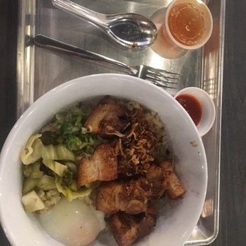 The Block - Pork on rice, meh not worth the $11 - Asian Fusion Near Me - Annandale, Virginia