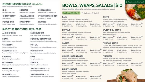 Menu photo 1 Stack Wellness Cafe Cedar Rapids, IA