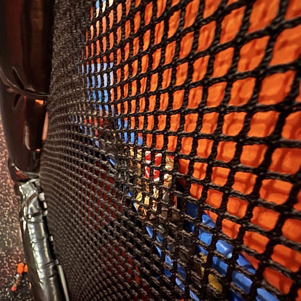 Sky Zone Trampoline Park - Candy wrappers stuck in the netting of the toddler area - Trampoline Parks Near Me - Mission Viejo, California Sky Zone Trampoline Park - Candy wrappers stuck in the netting of the toddler area - Trampoline Parks Near Me - Mission Viejo, California