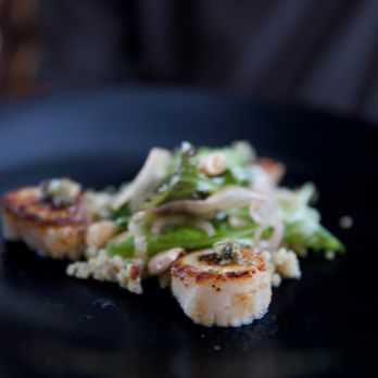 Root Down - Diver Scallops (more like bay scallops) - New American Near Me - Denver, Colorado