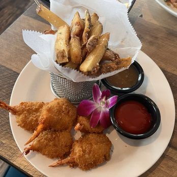 The Barnyard - Coconut Shrimp  Truffle Fries - Soul Food Near Me - Farmingdale, New York