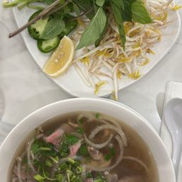 Brisket, tendon, and flank pho Brisket, tendon, and flank pho