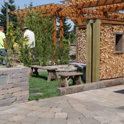 Lane Forest Products - The new courtyard garden