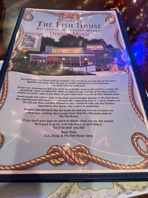 Menu photo 3 The Fish House Key Largo, FL Menu photo 3 The Fish House Key Largo, FL