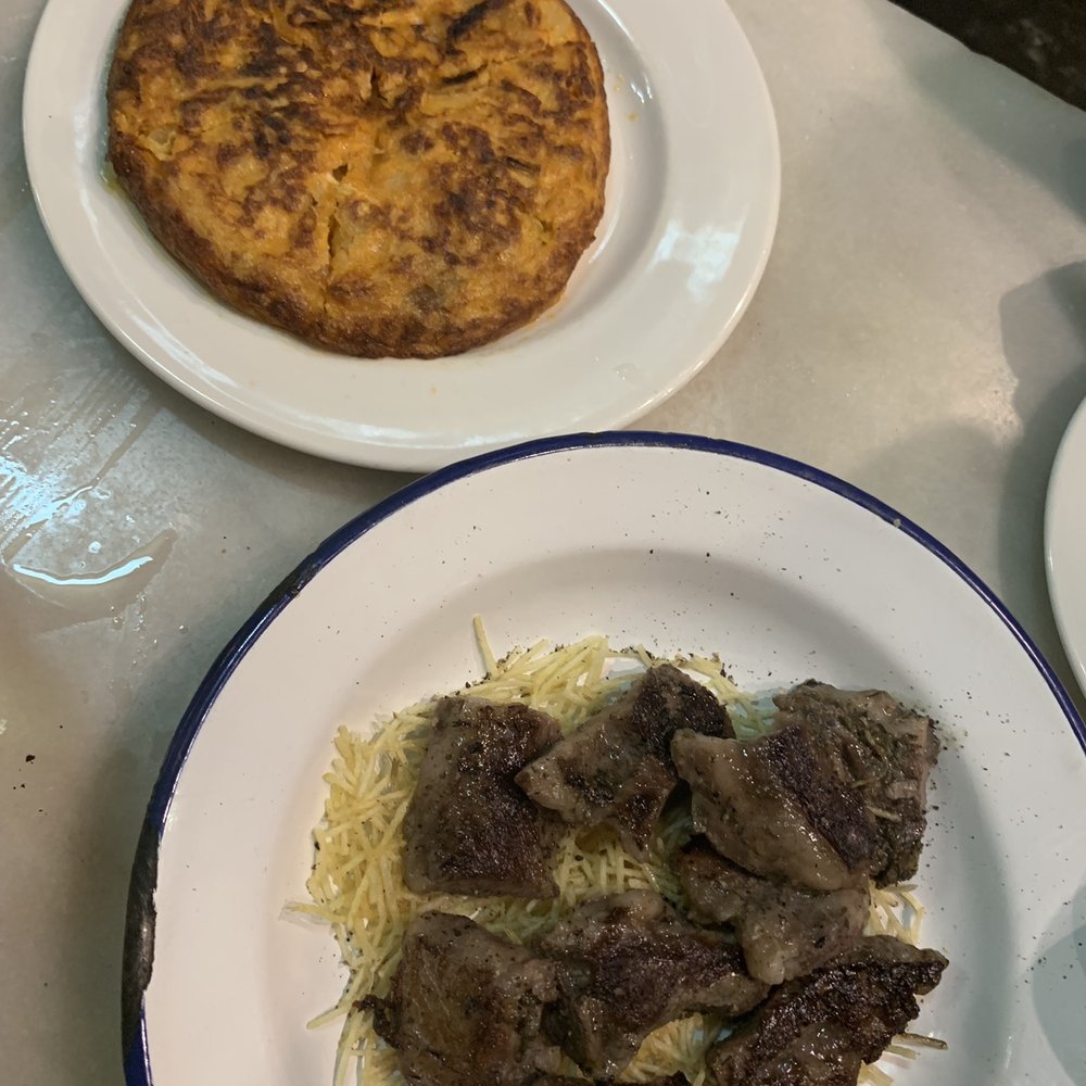El Xampanyet - Lizard and a quiche dish - Tapas Bars Near Me - Barcelona, B