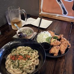 Izakaya Shingen - Squid, udon, croquettes