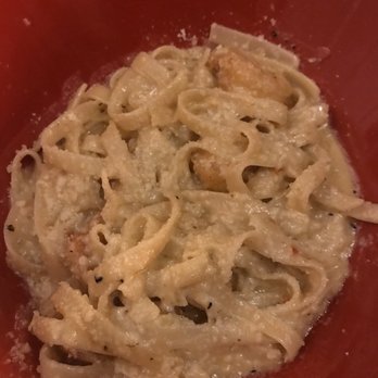 Buck and Johnny's - Alfredo Over Fettuccine with Shrimp - Pizza Near Me - Breaux Bridge, Louisiana
