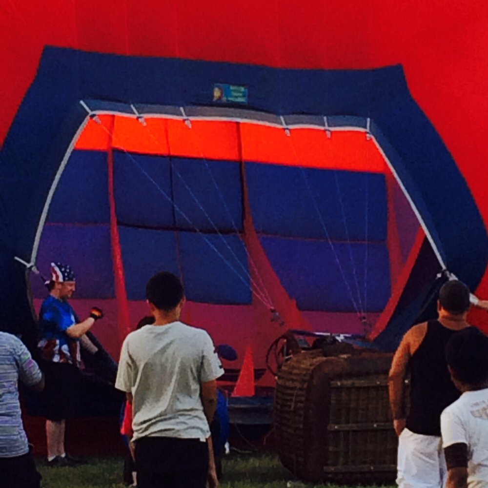 Solberg Airport - Inside the American Flag Balloon - Airports Near Me - Whitehouse Station, New Jersey