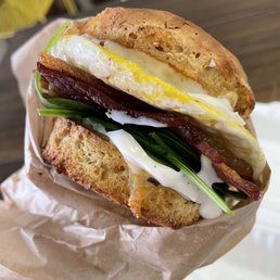 Breakfast egg sammie Breakfast egg sammie
