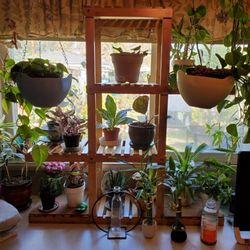The General Handyman - Bamboo shelves. Shelving. Curtain rod installation. Curtain rod. Box store building.