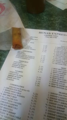Menu photo 6 Hunan Express Chinese Restaurant Charlotte, NC