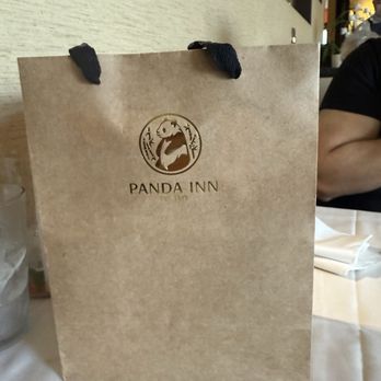Panda Inn - To go bag super cute - Chinese Near Me - Ontario, California