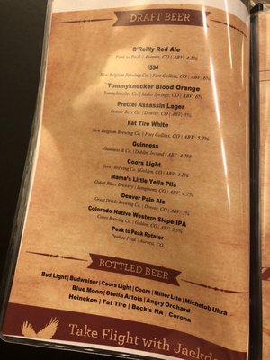 Menu photo 8 Jackdaw Aurora, CO