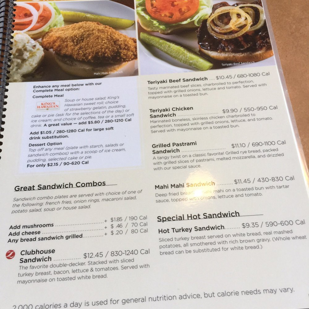 Zippy's Nimitz - Menu page with calories - Diners Near Me - Honolulu, Hawaii Zippy's Nimitz - Menu page with calories - Diners Near Me - Honolulu, Hawaii