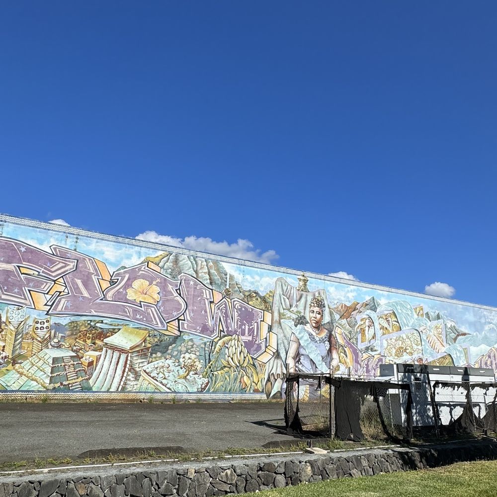 Water Writes Honolulu Mural - Public Art Near Me - Honolulu, Hawaii Water Writes Honolulu Mural - Public Art Near Me - Honolulu, Hawaii