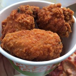 Pizza Pizza - Yo, it's chicken.