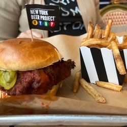 New York Beer Project - Nashville hot chicken Sammy