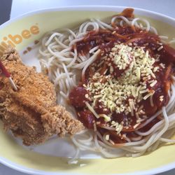 Chicken and spaghetti