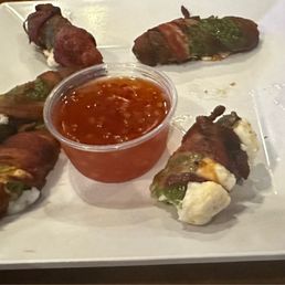 FRESH Jalapeño poppers. (We ate a few before pic was taken).