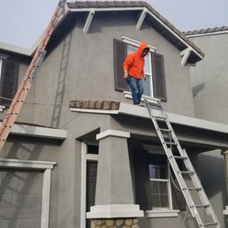 Arturo did an excellent job of cleaning the rain gutters and fixed loose tiles. Arturo did an excellent job of cleaning the rain gutters and fixed loose tiles.