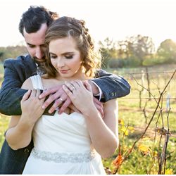 Blush Away Makeup Studio - Winery Wedding in late October