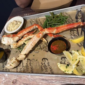 Crabby Bill's - King crab platter - Seafood Near Me - St. Pete Beach, Florida Crabby Bill's - King crab platter - Seafood Near Me - St. Pete Beach, Florida