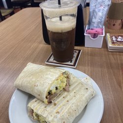 Asilynot Coffee - Bacon, egg, and cheese wrap