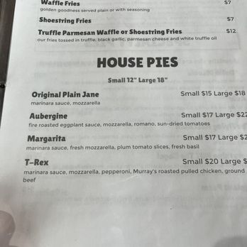 Benji and Jake's - Menu - Pizza Near Me - Kauneonga  Lake, New York