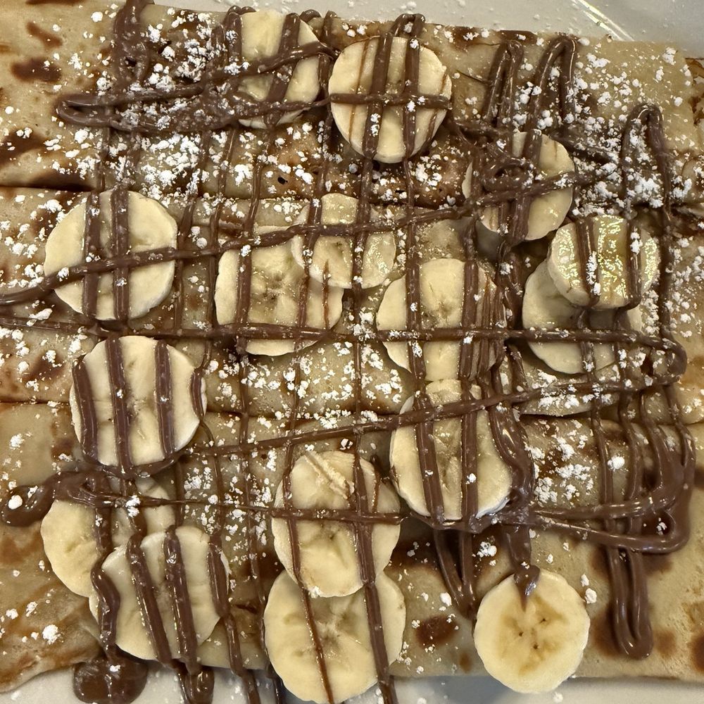 Banana Nutella crepe