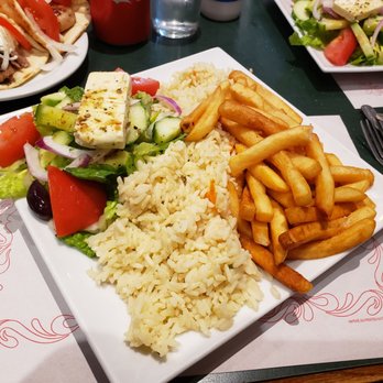 Village Grec - souvlaki pita plate, food for an army! - Greek Near Me - Montreal, Quebec Village Grec - souvlaki pita plate, food for an army! - Greek Near Me - Montreal, Quebec