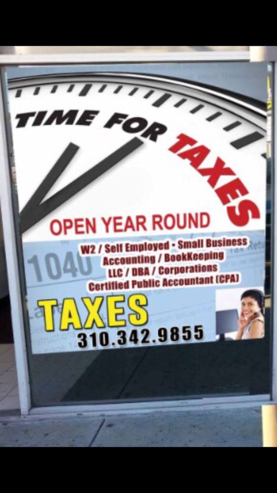 TAX TIME LAX 111 N La Brea Ave, Inglewood, California Tax Services Phone Number Yelp