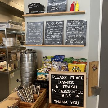 Wiener Kitchen - a sign that says please place dishes and trash in designated thank you - Breakfast & Brunch Near Me - Overland Park, Kansas Wiener Kitchen - a sign that says please place dishes and trash in designated thank you - Breakfast & Brunch Near Me - Overland Park, Kansas