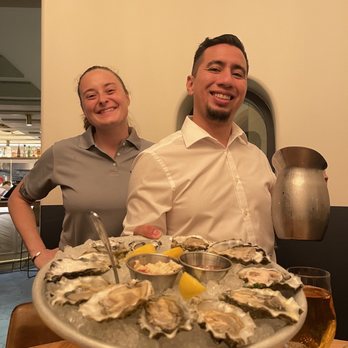 Bluewater Grill - Jesus and Autumn serving it up! - Seafood Near Me - Santa Barbara, California Bluewater Grill - Jesus and Autumn serving it up! - Seafood Near Me - Santa Barbara, California