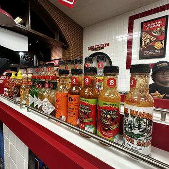 Firehouse Subs - hot sauce bar. - Sandwiches Near Me - Hobbs, New Mexico