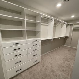 Finished closet system