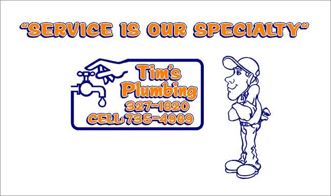 Slide of Tim's Plumbing