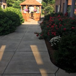 Gilbert Residence - One of the many outside courtyards.