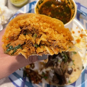 El Tacon 118 - Husband and I split a Birria burrito (no beans) - Food Trucks Near Me - Simi Valley, California