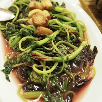 滿貫廳 - Red Spinach with Garlic - Chinese Near Me - Hong Kong, HK