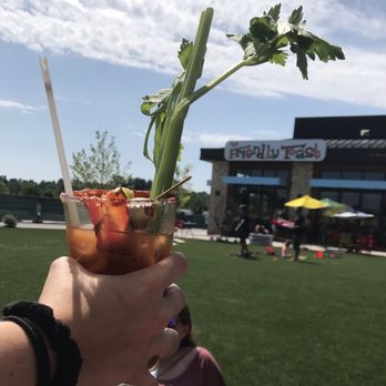 The Friendly Toast - Bacon Bloody Mary outside waiting for our table - Breakfast & Brunch Near Me - Bedford, New Hampshire The Friendly Toast - Bacon Bloody Mary outside waiting for our table - Breakfast & Brunch Near Me - Bedford, New Hampshire