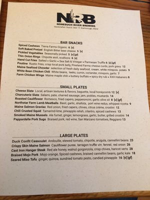 Menu photo 7 Nonesuch River Brewing Scarborough, ME Menu photo 7 Nonesuch River Brewing Scarborough, ME