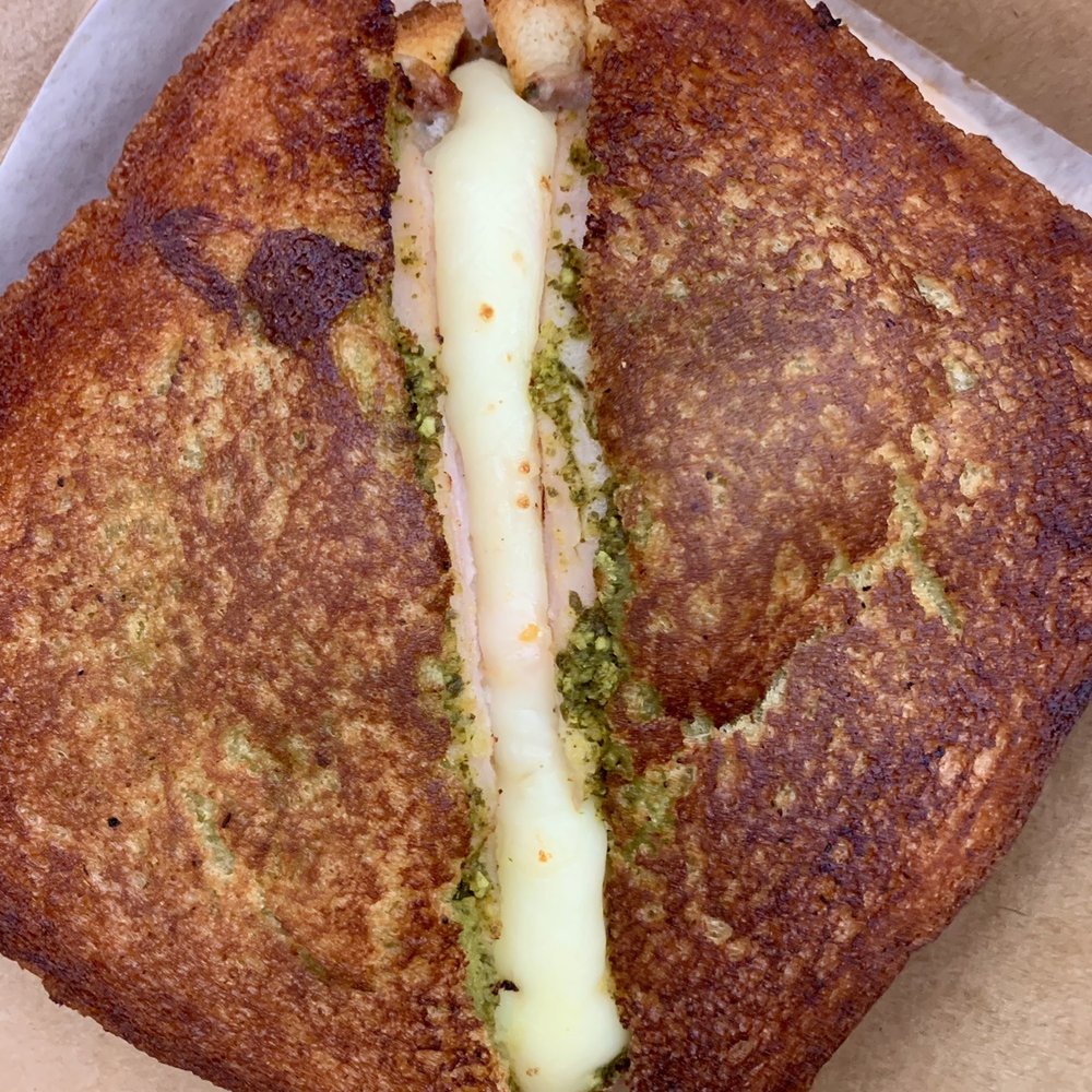 Honolulu Bistro - The Pesto Deluxe Gourmet Grilled Cheese Sandwich - Hawaiian Near Me - Honolulu, Hawaii Honolulu Bistro - The Pesto Deluxe Gourmet Grilled Cheese Sandwich - Hawaiian Near Me - Honolulu, Hawaii