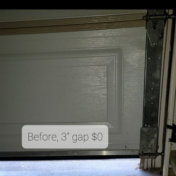A1 Garage Door Service - Original issue - garage door would not completely close, leaving a 3" gap. - Garage Door Services Near Me - Phoenix, Arizona