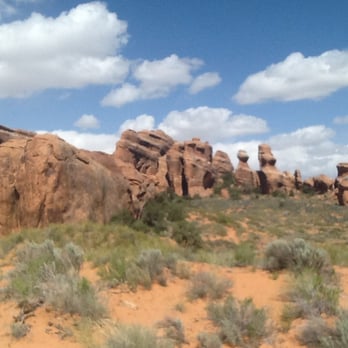 Arches National Park - View from private trail loop - Parks Near Me