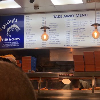 Micky's Fish Bar - Take out menu - Fish & Chips Near Me - London, XGL Micky's Fish Bar - Take out menu - Fish & Chips Near Me - London, XGL