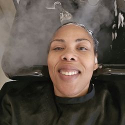 The wash job was everything and they steamed my hair
