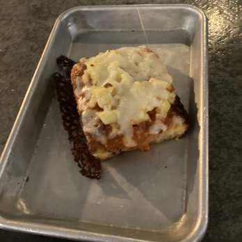 Black Mountain Kitchen & Ale House - Detroit pizza slice with pineapple - Comfort Food Near Me - Black Mountain, North Carolina Black Mountain Kitchen & Ale House - Detroit pizza slice with pineapple - Comfort Food Near Me - Black Mountain, North Carolina