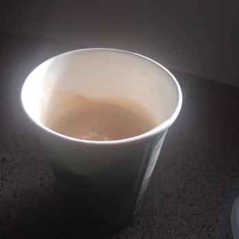 The Royal - Where is the milk? Why is the latte only 1/2 up the cup?? - Coffee & Tea Near Me - Washington, DC, District of Columbia