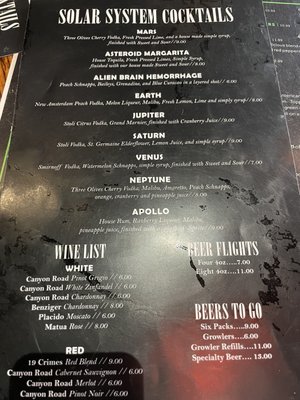 Menu photo 5 Alien Brew Pub Albuquerque, NM