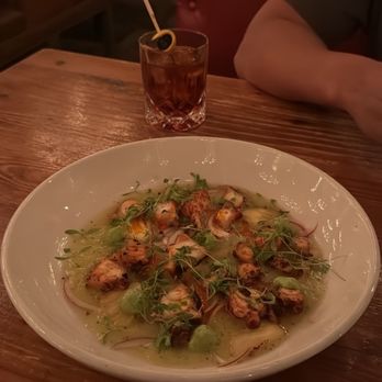 Town Hearth - Octopus appetizer - American Near Me - Dallas, Texas Town Hearth - Octopus appetizer - American Near Me - Dallas, Texas